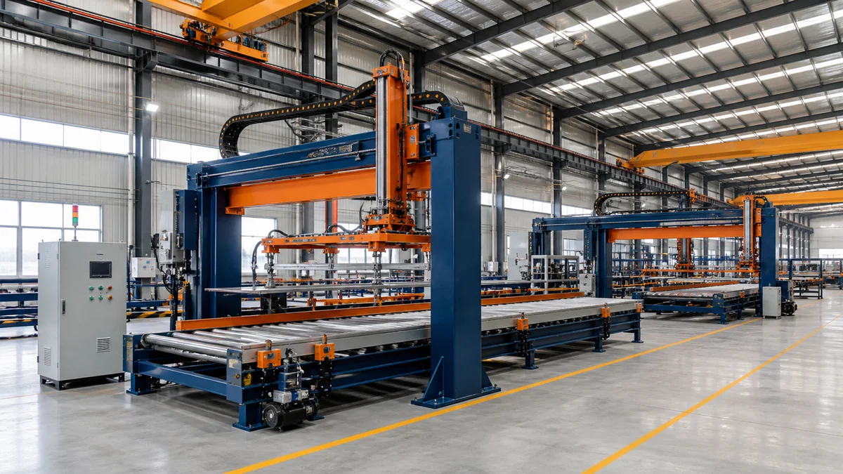 Color steel automation equipment assembly workshop