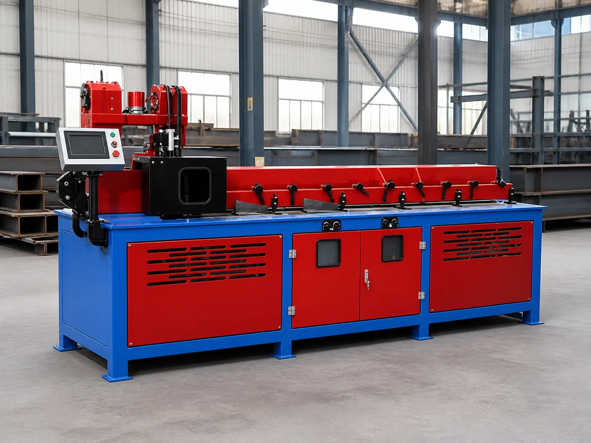 Automatic tie-rod cutting and welding machine